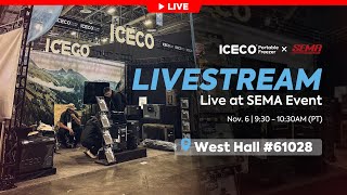 ICECO Live from SEMA 2024 Coolers Fridges amp Outdoor Gear [upl. by Obla447]