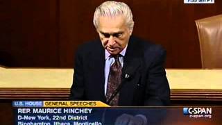 Congressman Maurice Hinchey Pays Tribute to Levon Helm [upl. by Rosalee]