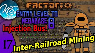 Factorio  Entry Level to Megabase 6 Injection Bus 17  MORE STONE MINING [upl. by Church617]