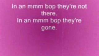 hanson Mmmbop lyrics [upl. by Jacoby]