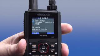 Kenwood THD74 Voice Guidence [upl. by Ruzich]