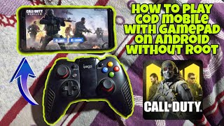 How to Play Call of Duty Mobile with Controller on Android NO ROOT Mapping Tutorial [upl. by Salahcin]