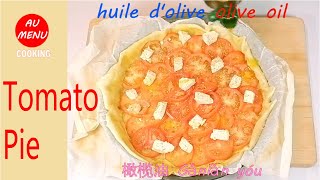 Tarte à la Tomate simple rapide et délicieuse VS00176 AU010101 [upl. by Yedsnil531]