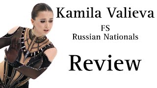 KAMILA VALIEVA  RUSSIAN NATIONALS 2024  REVIEW [upl. by Cavuoto]