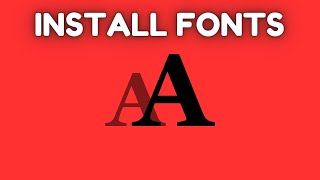 How to install font on windows  Windows 11 tips and tricks [upl. by Esteban]