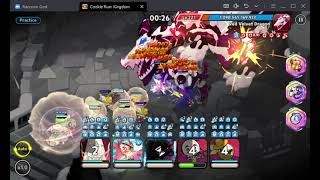 Red Velvet Dragon Level 100 Electric Comp with Black Raisin Epic Scroll Cookie Run Kingdom [upl. by Aivan]