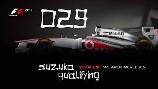 F1 2013  Lets Play Together  Saison 2  029 Round 15  Japan Qualifying HD [upl. by Naol358]