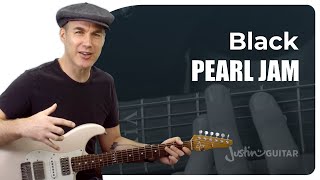 Black Easy Guitar Lesson  Pearl Jam [upl. by Rehpotsyrk647]