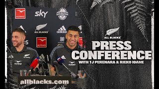 quotWe want to finish strongquot  TJ Perenara amp Rieko Ioane Press Conference London [upl. by Barvick]