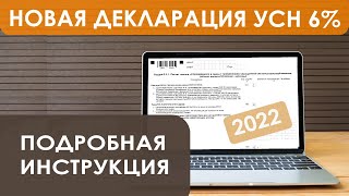 Как заполнить и сдать налоговую декларацию для ИП на УСН Доходы 2021 [upl. by Jarnagin]