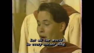 Fred Swann amp the Crystal Cathedral Choir  Antiphon by RV Williams [upl. by Stroup]