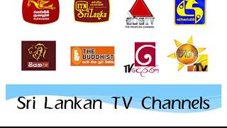 Sri Lankan TV Channels [upl. by Schoenfelder]