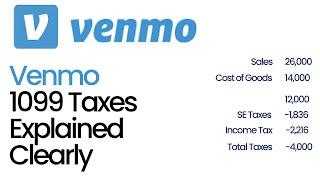 Venmo 1099 Taxes Explained Clearly  How will Venmo 1099 Income be Taxed [upl. by Varhol]