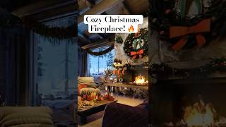 Cozy Christmas Fireplace 🔥 relaxing [upl. by Jeffrey443]