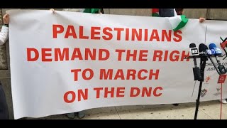 Largest Chicago Area Palestinian Activist Organization Announces March on the DNC [upl. by Roarke258]