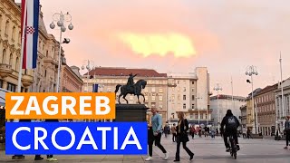 ZAGREB CAPITAL OF CROATIA  What to Expect [upl. by Aicilyt]