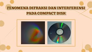 Eksperimen Optik  Fenomena Difraksi dan Interferensi pada Compact Disk CD [upl. by Nimref887]