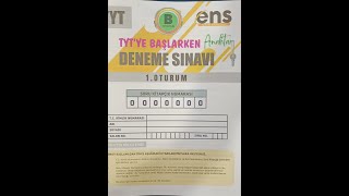 ENS TYT YE BAŞLARKEN ANAHTAR DENEMESİ GEOMETRİ ÇÖZÜMÜ [upl. by Dulla]