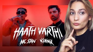 Reaction to “Haath Varthi” by Mc Stan and KSHMR [upl. by Karlotta788]