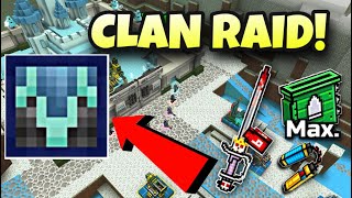 Clan Raid Against Waterfall  Pixel Gun 3D [upl. by Lurlene]