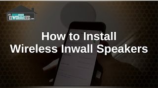 How to install wireless inwall speakers [upl. by Ahsinam]