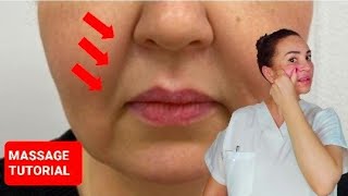 NASOLABIAL FOLDS Massage Tutorial  NO WORDS [upl. by Kathryn]