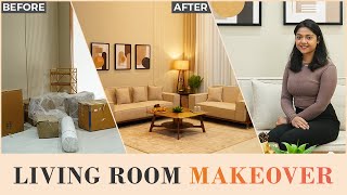 7 Steps to Complete Living Room Makeover in 2023  Living Room Decorating Ideas  Makeover Diaries [upl. by Napoleon893]