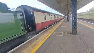 61306 mayflower and D1935 leaving Taunton 25th September 2024 [upl. by Nolrak]