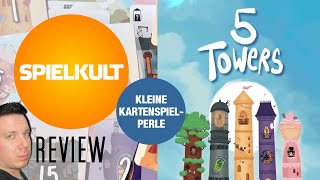 5 Towers  Kartenspiel  Regeln amp Meinung [upl. by Olvan]