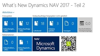 What´s New Microsoft Dynamics NAV 2017 Teil 2 [upl. by Mylander]