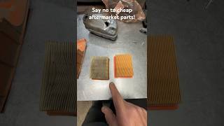 Say no to cheap aftermarket air filters STIHL BR 800 [upl. by Razal597]