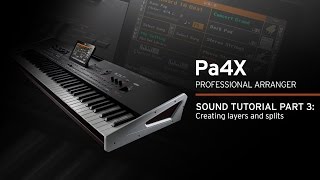 Korg PA4X Sound Tutorial Part 3 Creating Layers and Splits [upl. by Asilem]