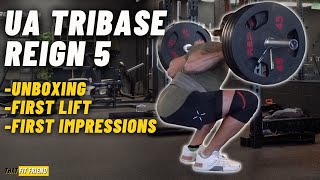 UA TriBase Reign 5  Unboxing First Workout and First Impressions [upl. by Ynatterb]