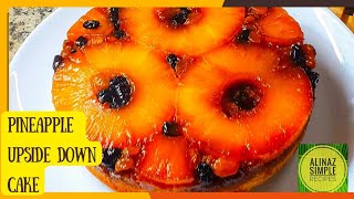 THE EASIEST UPSIDEDOWN PINEAPPLE CAKE RECIPE EVER। পাইনাপেল উপসাইড ডাউন কেক । [upl. by Rohn491]