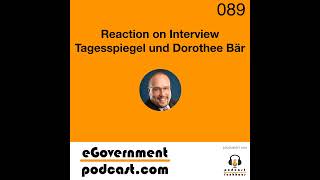 Reaction on Interview Tagesspiegel und Dorothee Bär [upl. by Okomot404]