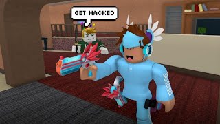 I TROLLED A FAKE HACKER IN MM2 [upl. by Ayerf]