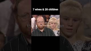 Polygamy debate  He has 7 wives amp 20 children  part4 judgejudy shorts [upl. by Shirleen165]