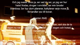 Aki feat Kapten Röd  När Solen Går Ner Lyrics [upl. by Reeta]