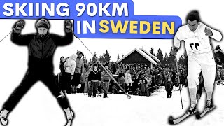 How to Ski 90KM in Sweden  Vasaloppet 2024 🇸🇪 [upl. by Sayre]