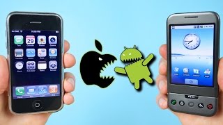 First iPhone vs First Android Phone iOS 10 vs Android 10 [upl. by Inamik313]