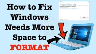 How to Fix Windows Needs More Space to Reset  How To Format HP Stream  NexTutorial [upl. by Macdougall617]