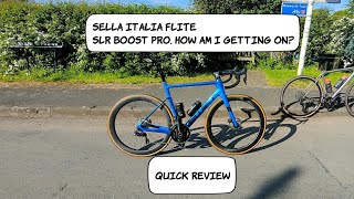 Selle Italia Flite Boost Kit Carbonio Superflow Pro Team Edition how am I getting on [upl. by Gainor246]