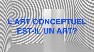 Colloque Alain Badiou Lart conceptuel est il un art [upl. by Tletski]