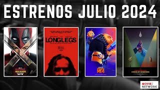 Estrenos del Cine Julio 2024  Películas En Cartelera [upl. by Michigan]