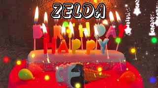 Happy Birthday to You Zelda  A Special Happy Birthday Video Just for You Zelda [upl. by Teraj]