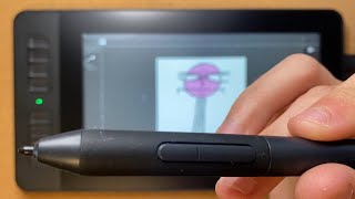 Digitally Drawing a Pink Legman on a Gaomon PD1161 [upl. by Ateiluj]