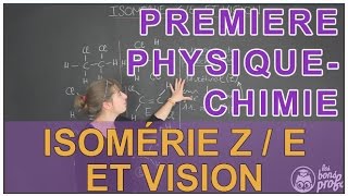 Isomérie ZE et vision  PhysiqueChimie  1ère S  Les Bons Profs [upl. by Juno]