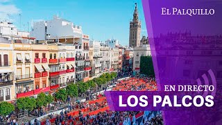 🟣 DOMINGO DE RAMOS 2024 EN SEVILLA  PROCESIONES POR LA CARRERA OFICIAL [upl. by Ordnasela]