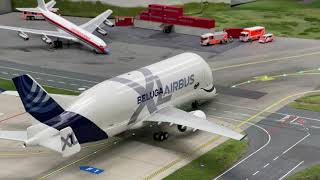 Worlds Largest Operational Miniature Model Airport  Hamburg  Germany [upl. by Jany]