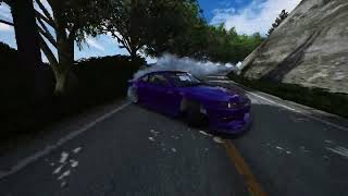 Raw sound 1100hp Nissan s15 high speed drift on Tsukuba Fruit Line  Assetto Corsa [upl. by Aerbas]